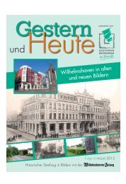 Wilhelmshaven in alten und neuen Bildern - Wilhelmshavener Zeitung