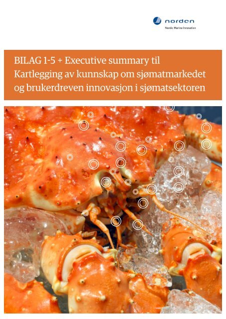 BILAG 1-5 + Executive summary til Kartlegging ... - Nordic Innovation