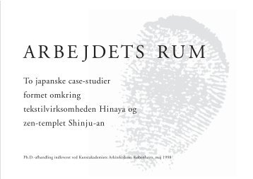 Arbejdets Rum - Jens Hvass