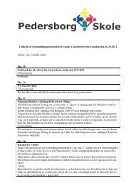 Referat af 26.10.2011 - Pedersborg Skole