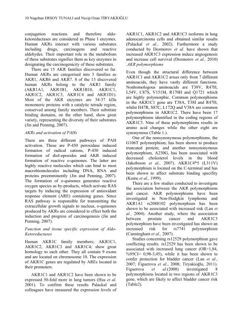 Vol 9 No1 - Journal of Cell and Molecular Biology - Haliç Üniversitesi
