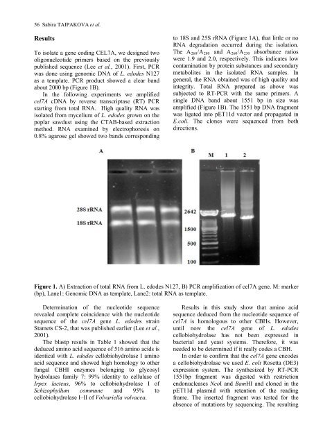 Vol 9 No1 - Journal of Cell and Molecular Biology - Haliç Üniversitesi