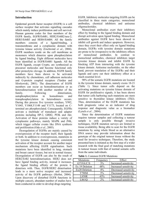 Vol 9 No1 - Journal of Cell and Molecular Biology - Haliç Üniversitesi