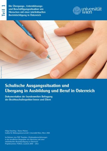 Schulische Ausgangssituation und Übergang in Ausbildung und ...