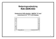 Betjeningsvejledning KIA DDN-653