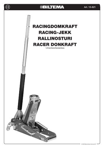 racingdomkraft racing-jekk rallinosturi racer donkraft - Biltema