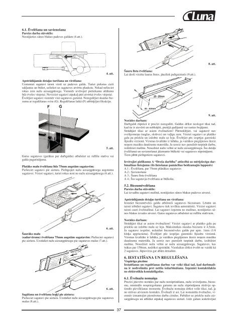 Instruction manual BPT260S-BPT310S-BPT410S - Luna Norge AS