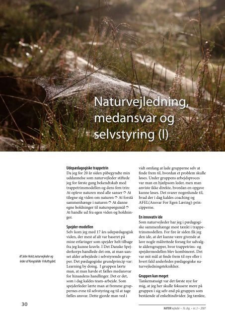 Forskningsformidling - Naturvejlederforeningen i Danmark
