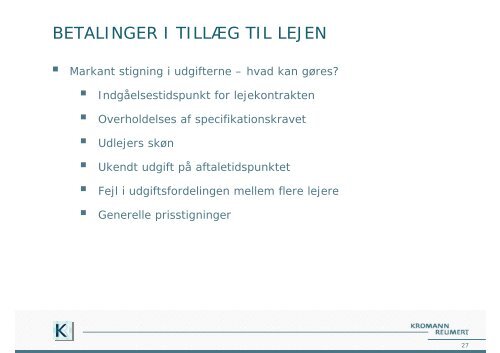 KR REAL ESTATE NETVÆRK - Kromann Reumert