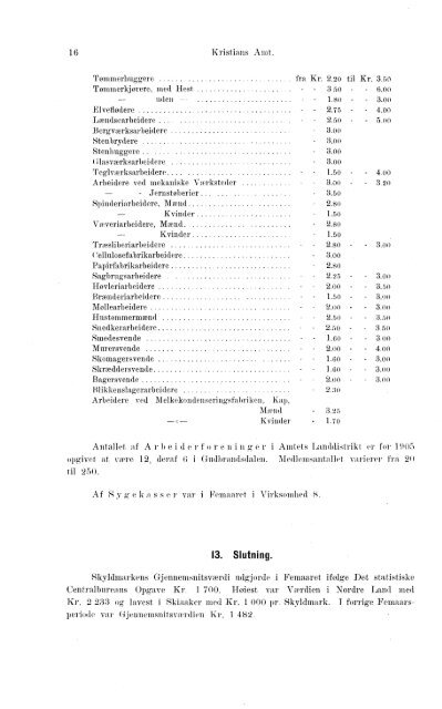 Beretninger om Amternes Økonomiske Tilstand 1901-1905. Bind I