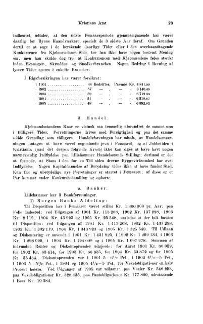 Beretninger om Amternes Økonomiske Tilstand 1901-1905. Bind I