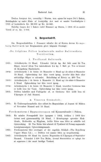 Beretninger om Amternes Økonomiske Tilstand 1901-1905. Bind I