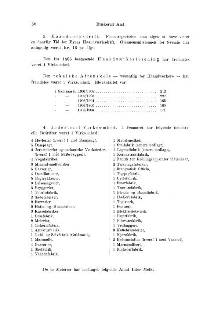 Beretninger om Amternes Økonomiske Tilstand 1901-1905. Bind I