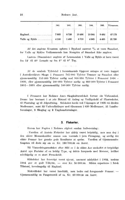 Beretninger om Amternes Økonomiske Tilstand 1901-1905. Bind I