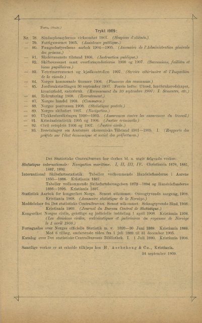 Beretninger om Amternes Økonomiske Tilstand 1901-1905. Bind I