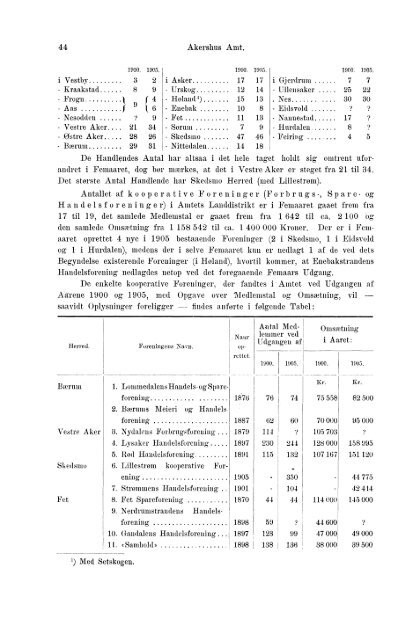 Beretninger om Amternes Økonomiske Tilstand 1901-1905. Bind I