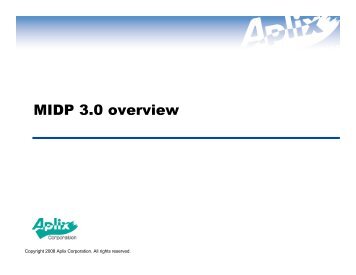 MIDP 3.0 overview