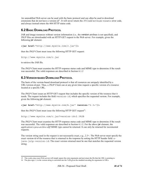 jsr-56 - Java Community Process Program