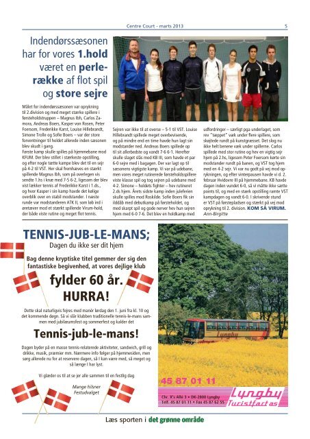 Nr. 1 - 2013 - Virum-Sorgenfri Tennisklub