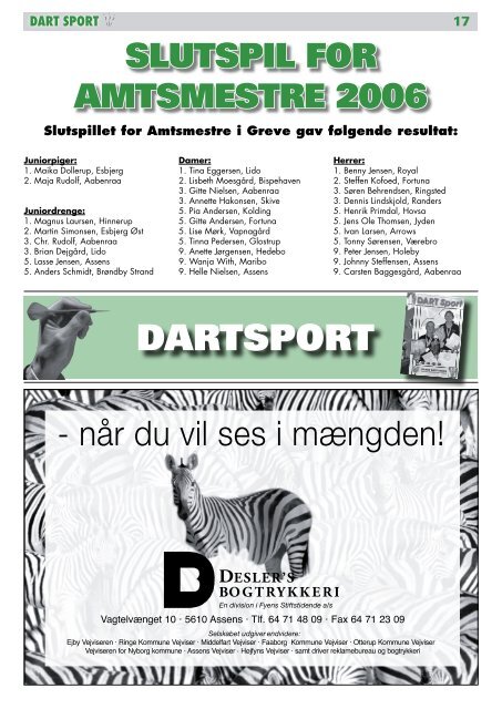 Dartsport 158 - Dansk Dart Union