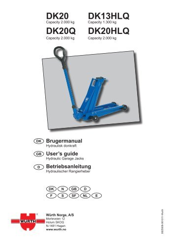 DK20 DK20Q DK13HLQ DK20HLQ - Würth Norge AS