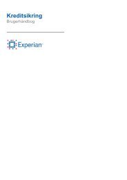 Download brugermanual - Experian