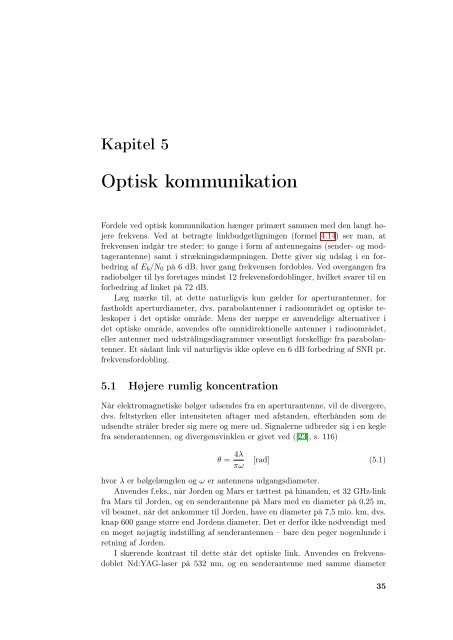Optisk kommunikation i deep space - Steen Eiler Jørgensen