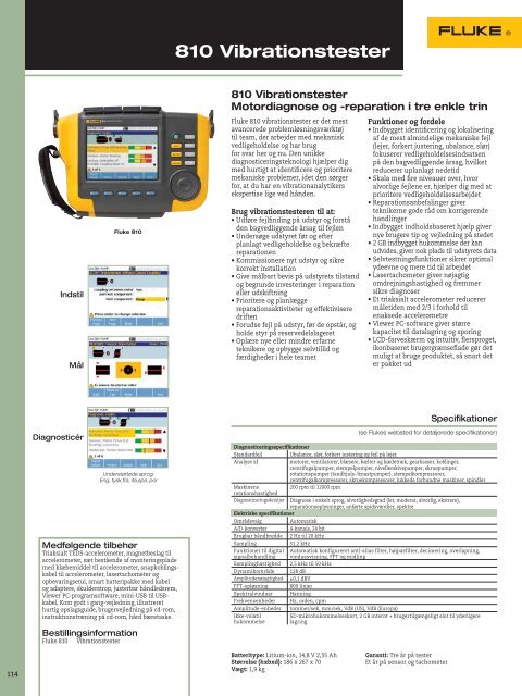 Fluke Testværktøjskatalog - PPH Consult