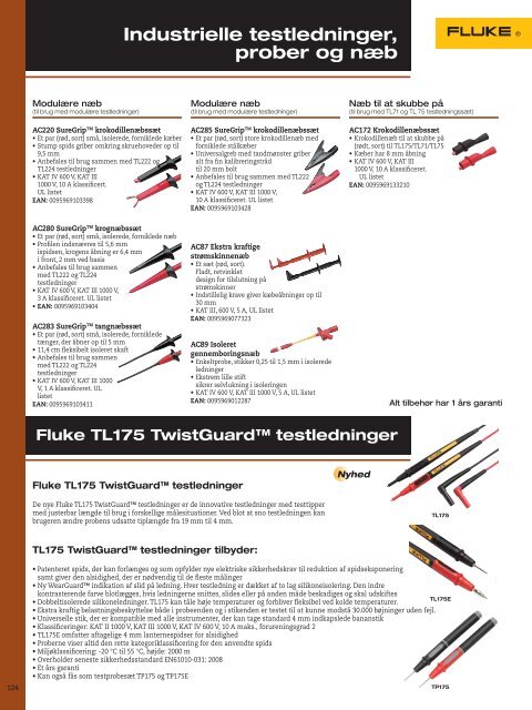 Fluke Testværktøjskatalog - PPH Consult