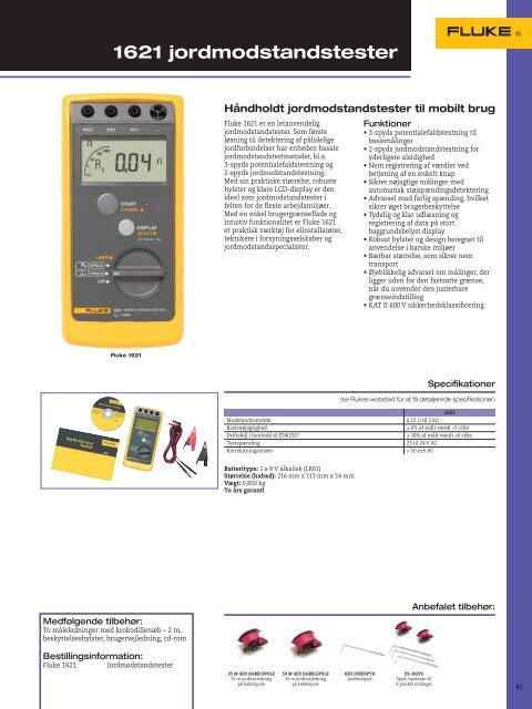 Fluke Testværktøjskatalog - PPH Consult