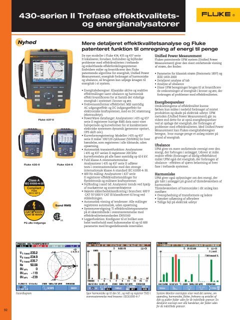 Fluke Testværktøjskatalog - PPH Consult