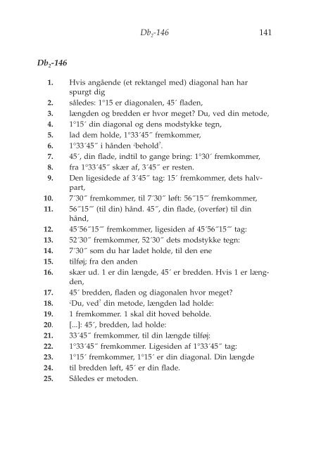 Algebra på lertavler - akira.ruc.dk