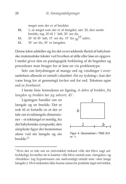 Algebra på lertavler - akira.ruc.dk