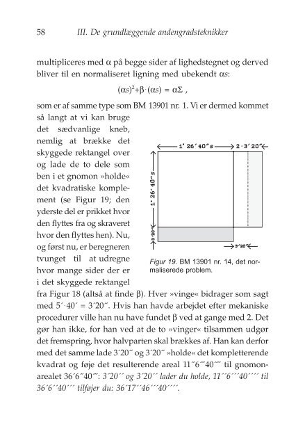 Algebra på lertavler - akira.ruc.dk