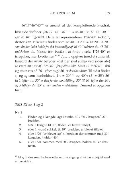 Algebra på lertavler - akira.ruc.dk