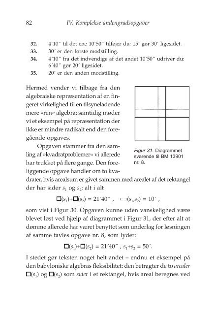 Algebra på lertavler - akira.ruc.dk