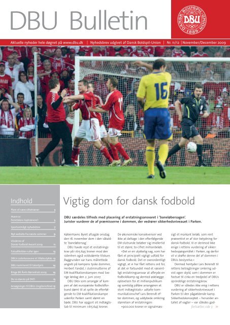 Vigtig dom for dansk fodbold - DBU