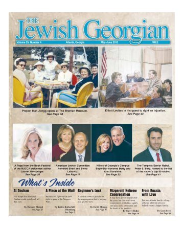 Sunday, June 2, 2013 at 2:00 PM - The Jewish Georgian