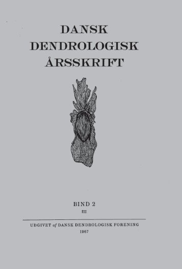 Volume 2,3 (1967) - Dansk Dendrologisk Forening