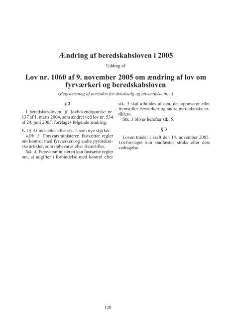 Beredskabsloven - Beredskabsstyrelsen