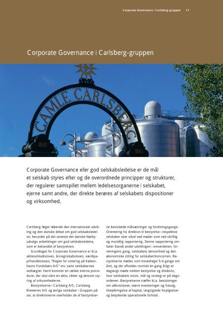 Årsrapport 2001 - Carlsberg Group