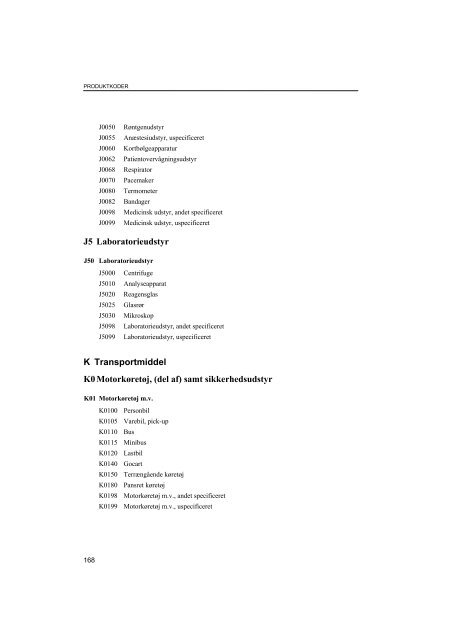 NOMESKO Klassifikation - Statens Institut for Folkesundhed