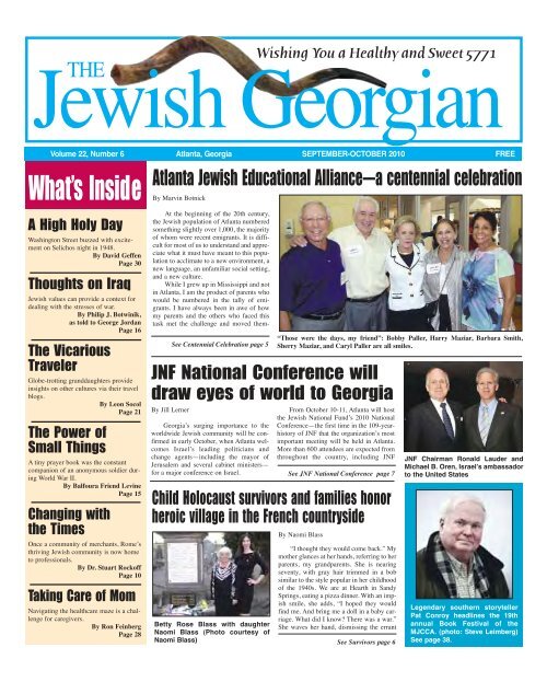 What's Inside - The Jewish Georgian