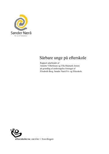 Sårbare unge på efterskole - Efterskoleforeningen