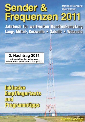 3. Nachtrag zu Sender & Frequenzen 20122