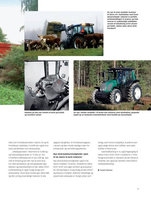 Nye, kompakte modeller i N-serien - Valtra