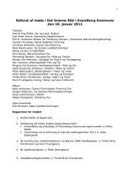 Referat af møde i Det Grønne Råd i Svendborg Kommune den 18 ...