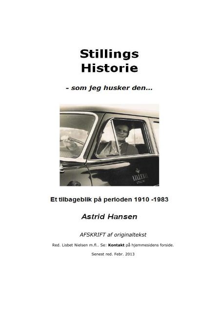 Astrid H.: &quot;VEJVISER&quot; - Stilling Gram Lokalhistorie