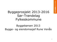 Rune Venås, Sør Trøndelag Fylkeskommune