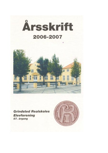 Arsskrift - Grindsted Kost –og Realskoles Elevforening